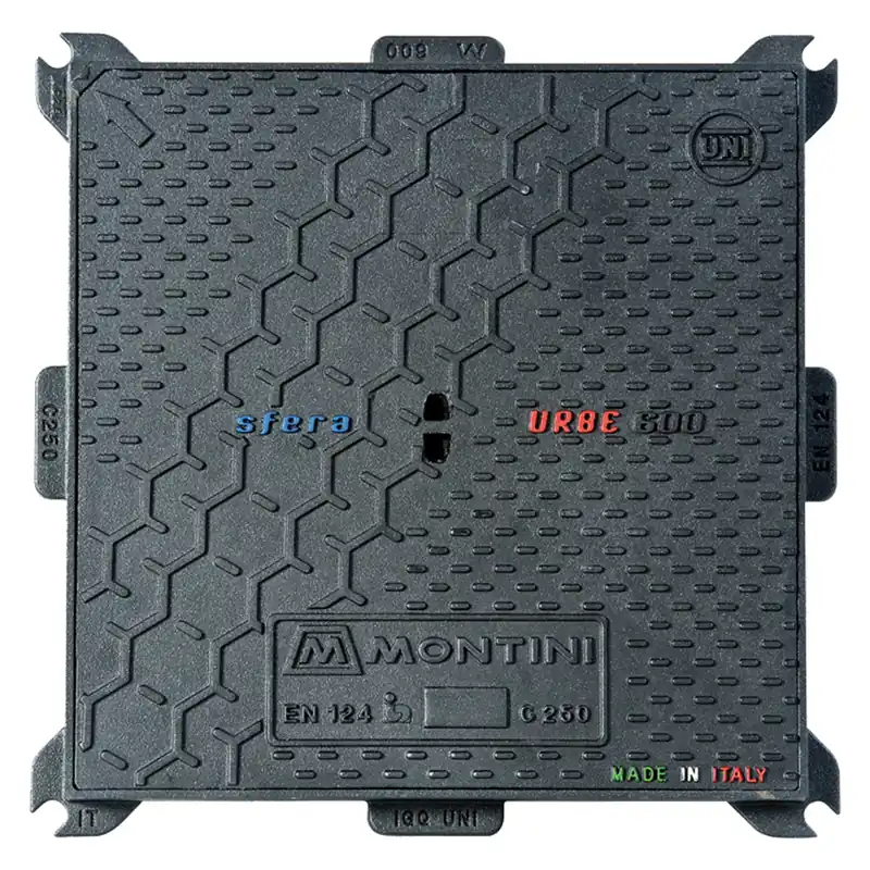 CHIUSINO IN GHISA C250 URBE - 50 x 50 - Kg 21 Superprijs