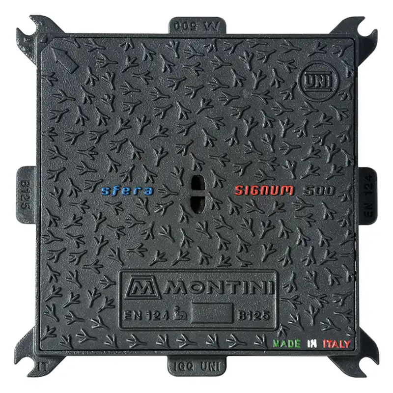 Weekendaanbieding CHIUSINO IN GHISA CLASSE B125 SIGNUM - 40 x 40 - Kg 11