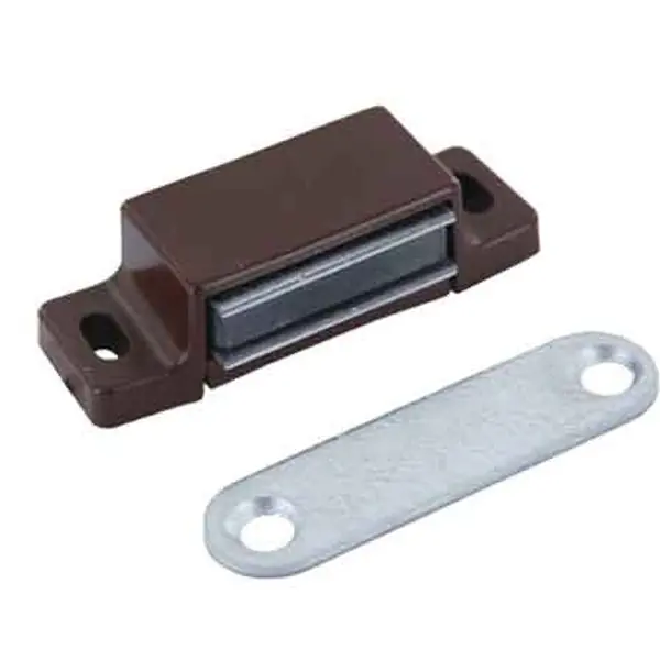 Tijdelijk Beschikbaar CHIUSURA MAGNETICA QUADRA 15x48 mm - Marrone Q.TA 100
