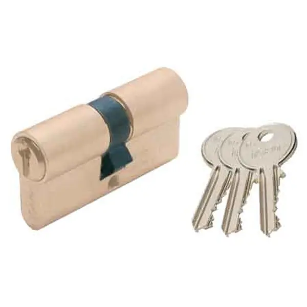 Aanbieding CILINDRO SAGOMATO A DOPPIO PROFILO OTTONE ‘F5‘ ISEO 70 mm (30+10+30)