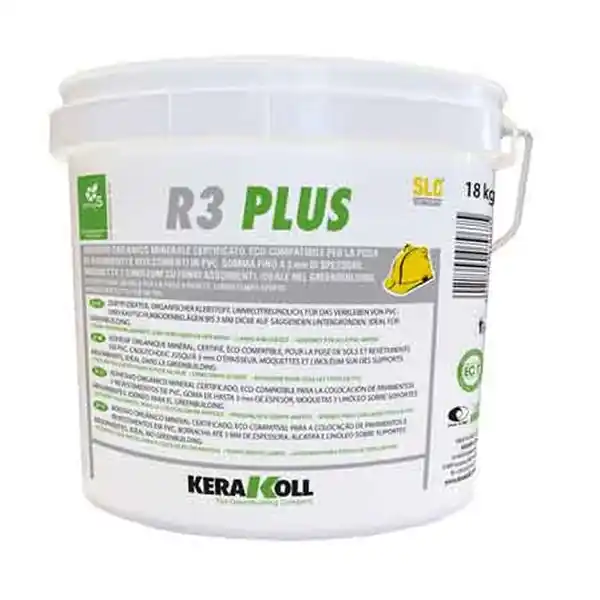 COLLA PER TAPPETI PVC/GOMMA ‘R3 PLUS‘ KERAKOLL 5 Kg Q.TA 5 Beperkte Voorraad