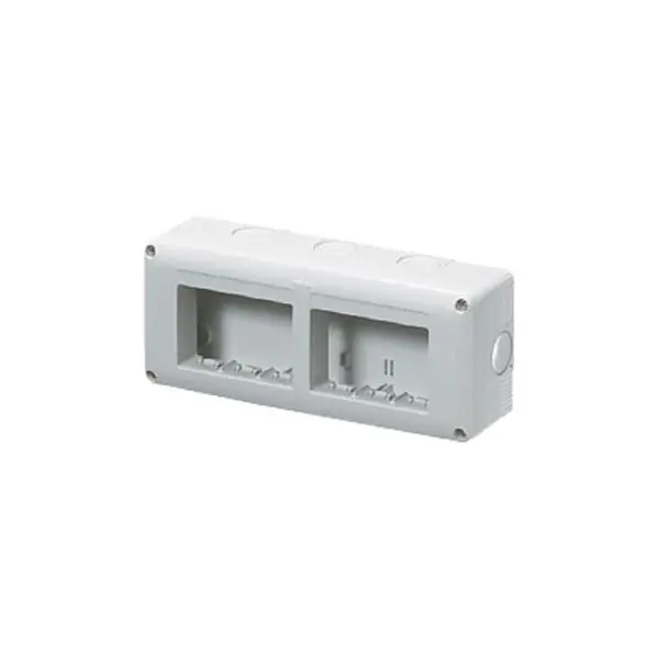 CONTENITORE DA PARETE PER APPARECCHI IP40 ‘SYSTEM‘ 6 (3x2) Posti Gereduceerde Prijs
