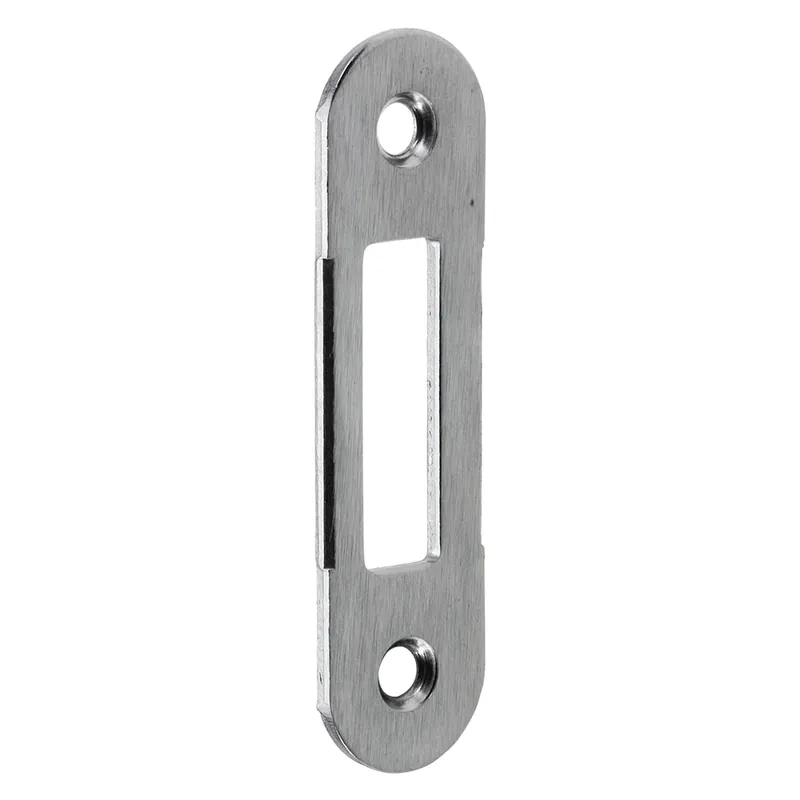 CONTROPIASTRA PER SERRATURA PATENT CENTRO B.T. cromo opaco - interasse 90 mm Favoriet