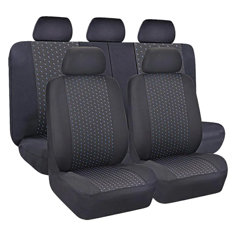 Koop Online COPRISEDILE GOLDEN BLU set da 9 pezzi - 4 sedili + 5 poggitesta