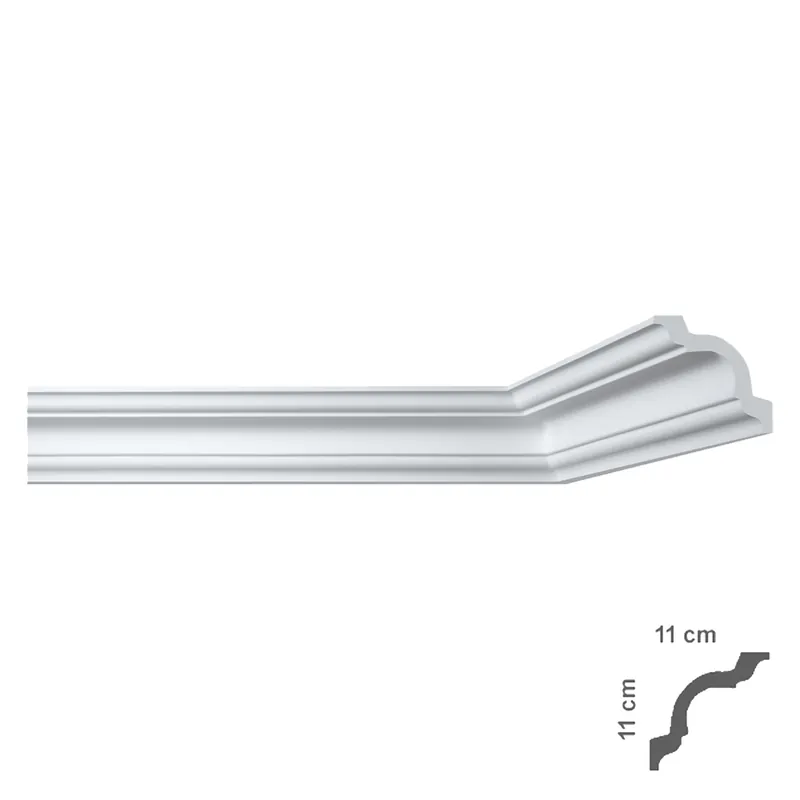 Must-Have CORNICE DECORATIVA PER SOFFITTO mod. I790 - mm 110 x 110 x 2 mt Q.TA 50