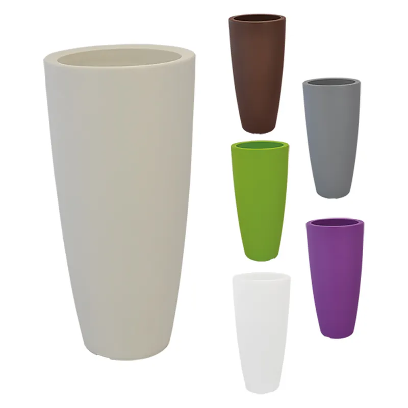 VASO TONDO STILO Ø cm 40xh.90 - 20 lt. antracite Dagaanbieding