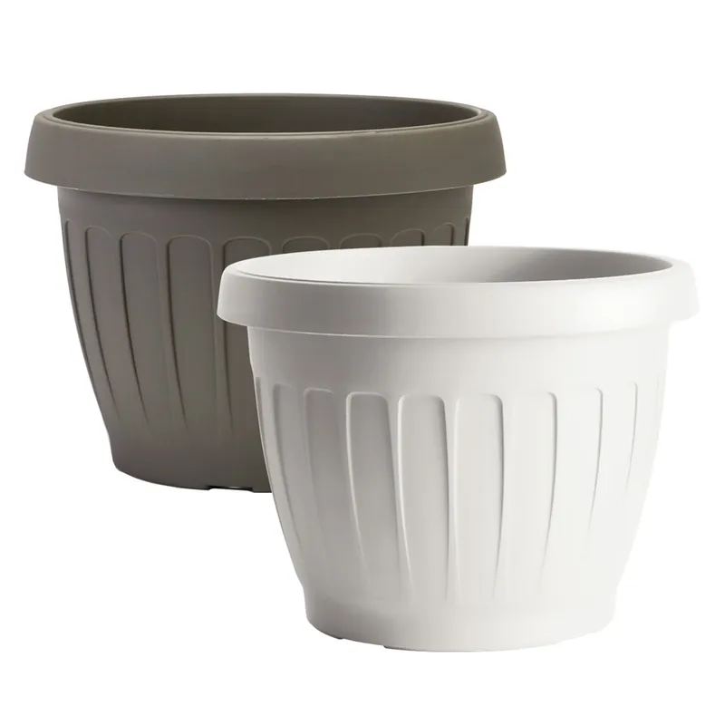 VASO TONDO ø 40 x h.30 Lt. 23 - bianco Betrouwbaar