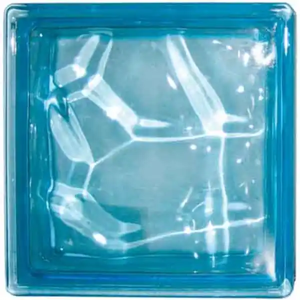 VETROMATTONE ONDULATO CELESTE 19x19x8 cm Q.TA 6 Betaalbaar