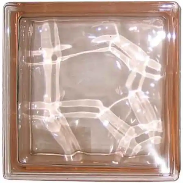 VETROMATTONE ONDULATO ROSA 19x19x8 cm Q.TA 6 Merkproduct